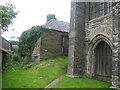 Derelict farm building St Thomas Church yard