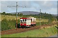 SC4381 : Manx Electric Railway tram near Ballagawne by Alan Murray-Rust