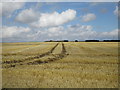 Stubble field, East Heslerton Wold