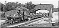 Ravenglass & Eskdale train at Irton Road, 1951