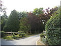 The entrance to Paddock Cottage on Old House Lane