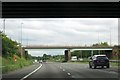 The M6 runs under the Winwick Interchange