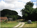 Farm track at Wolds Farm