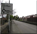 A474 directions sign facing the A4230 in Cadoxton-juxta-Neath