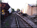 SE3030 : Tracks outside Moor Road station by Stephen Craven