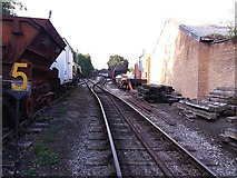 SE3030 : Tracks outside Moor Road station by Stephen Craven