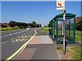 A bus stop in Rotary Way, Blyth