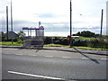 Elizabethan postbox and bus shelter, Portgower