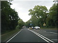 TL4159 : A1303 Madingley Road at Cambridge boundary by Colin Pyle