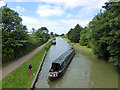 Boat below lock 28. Kennet and Avon Canal