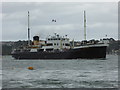 SZ0387 : SS Shieldhall from Brownsea Island by Chris Allen
