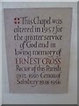 St Mary, East Knoyle: memorial (xii)