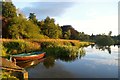 NJ7507 : Rowing Boat on a Summer Evening at Dunecht Estate, Aberdeenshire by Andrew Tryon