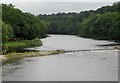 SD5064 : Weir on the River Lune by Philip Platt