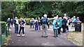 Bat Walk Group in Grovelands Park, London N21