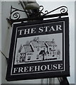 Sign for the Star Inn, Church Leigh