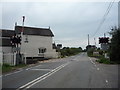 Level crossing and crossing house on the B5027