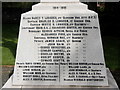 NJ9518 : Belhelvie war memorial: WWI commemoration by Bill Harrison