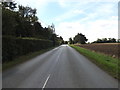 TM0571 : B1113 Finningham Road, Finningham by Geographer