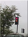 UK Red And Amber Traffic Light Signal