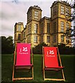 SK4663 : Deckchairs on the lawn by Graham Hogg