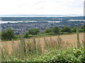 Portchester from Portsdown Hill