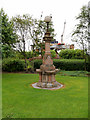 NH7068 : King Edward Memorial Fountain, Invergordon High Street by David Dixon