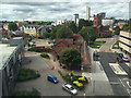 The view north from the six-storey Swedish shop, Victoria Road, Coventry