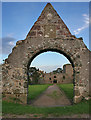 Entrance to Pitsligo Castle