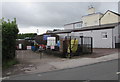 Smiths entrance gates, Station Road, Milkwall, Coleford