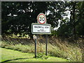 Badwell Ash Village Name sign