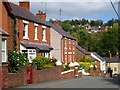 Row of Victorian houses