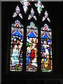 Stained glass window in Ashbrittle church