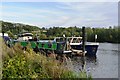 Moorings on the River Trent above Gunthorpe Lock