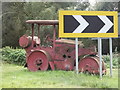 Steamroller by Aldershot Road, Willey Green