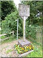 Village sign, Wetherden: late August 2016