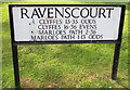 Ravenscourt name sign, Cwmbran