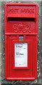 Close up, George VI postbox on the A836, Murkle