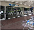 Reflections on Barclays Bank, Gwent Square, Cwmbran