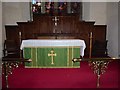 All Saints, Filby: altar