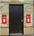 Pair of Elizabethan postboxes, Wick Post Office