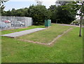 Sewage pumping station above Dock View Road, Barry