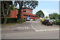 Council offices entrance road, Barry