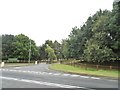 The entrance to West Wiltshire Crematorium, Semington