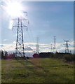 Pylons next to Neap House Road