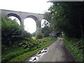 Disused railway viaduct over the Duddo Burn