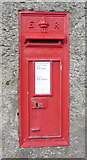 NT7938 : Close up, Edward VII postbox on the B6350, Carham by JThomas