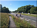 Walkers crossing A24