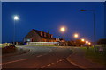 Spring Park Road, Baltasound, at dusk