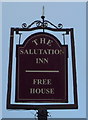 Sign for the Salutation Inn